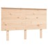 Estructura de cama con cabecero madera maciza 140x190