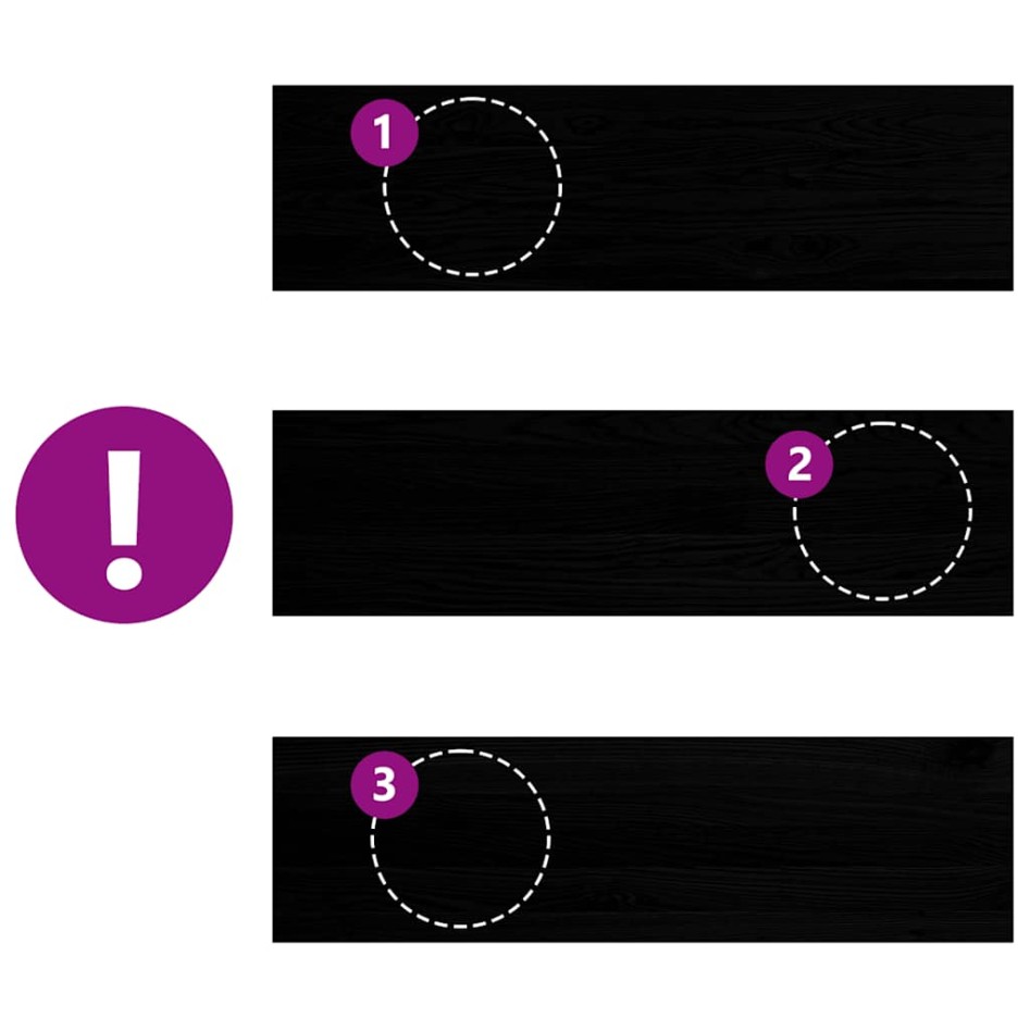 Peldaños de escalera 2 uds madera maciza roble marrón