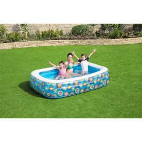 Bestway Piscina hinchable infantil azul 229x152x56