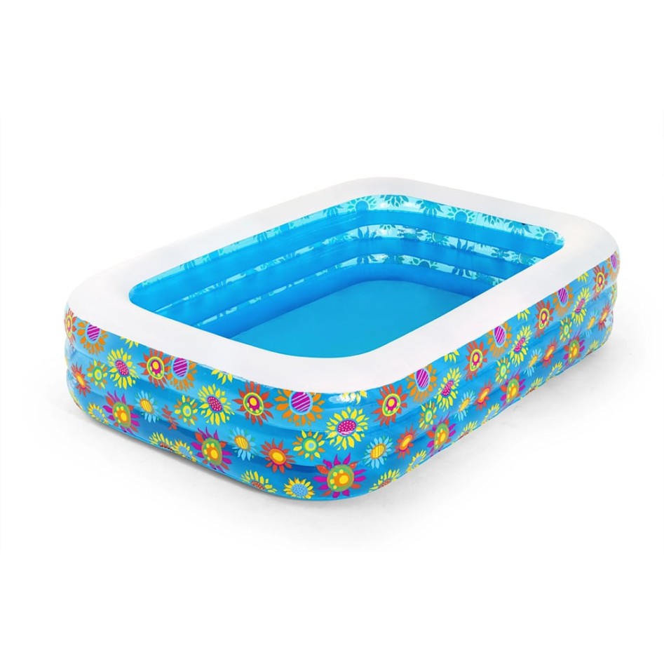 Bestway Piscina hinchable infantil azul 229x152x56