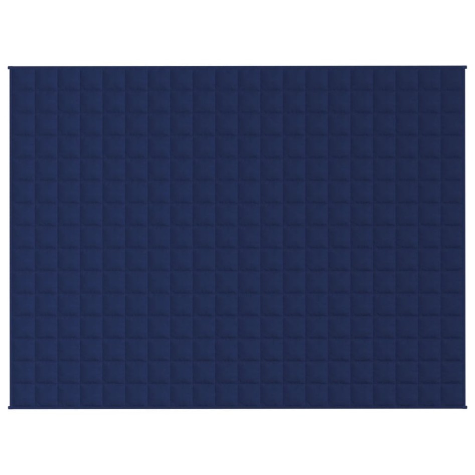Manta con peso tela azul 152x203 cm 11