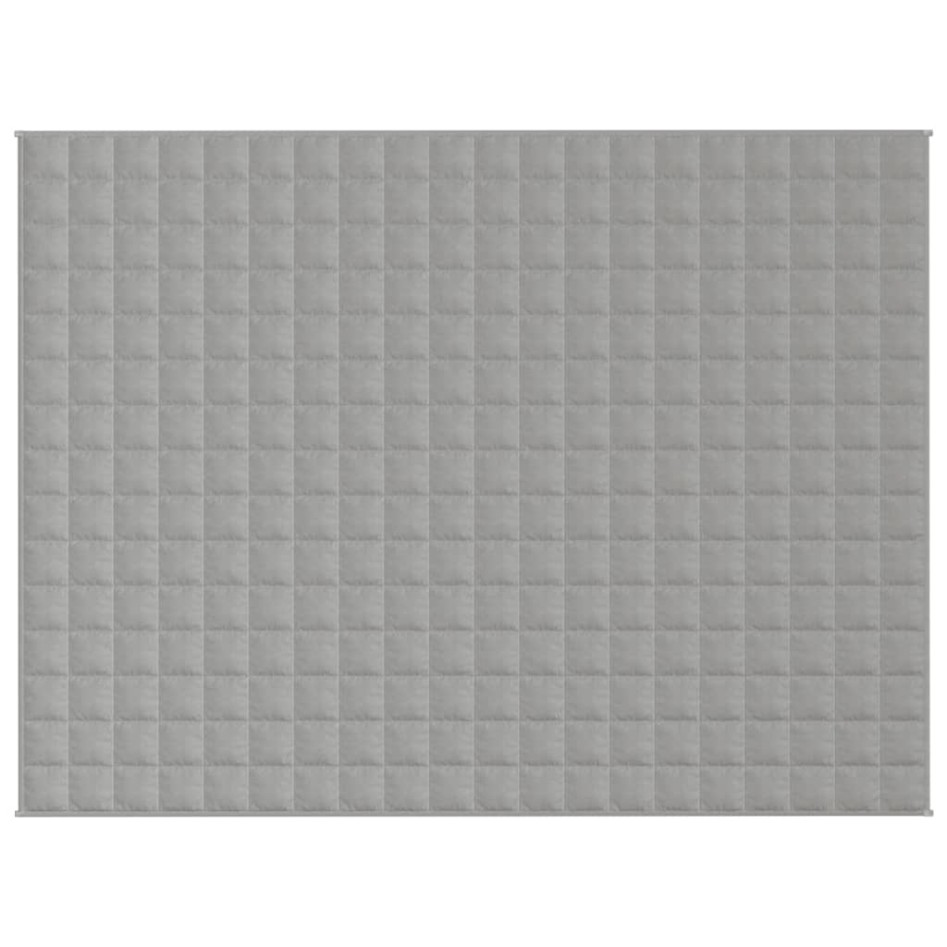 Manta con peso tela gris 152x203 cm 11