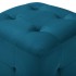 Puf 2 unidades terciopelo azul 30x30x30