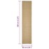 Alfombra de sisal para rascador 66x300