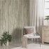 Paneles de pared con aspecto de madera PVC gris 4,12