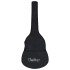 Guitarra clásica para principiantes con funda negro 3/4