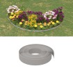 Borduras de jardín 5 uds polietileno gris 10 m 10 cm