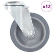 Ruedas giratorias con agujero pasador 12 unidades 100 mm