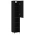 Aparador de madera contrachapada negro 34,5x34x180