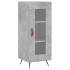 Aparador de madera contrachapada gris hormigón 34,5x34x180