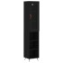 Aparador de madera contrachapada negro 34,5x34x180