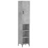 Aparador de madera contrachapada gris hormigón 34,5x34x180