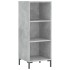Aparador de madera contrachapada gris hormigón 34,5x34x180