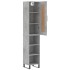Aparador de madera contrachapada gris hormigón 34,5x34x180