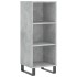 Aparador de madera contrachapada gris hormigón 34,5x34x180