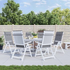 Cojines de silla con respaldo alto 6 uds tela Oxford