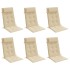 Cojines de silla con respaldo alto 6 uds tela Oxford