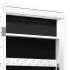Espejo con joyero y luces LED para pared