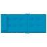 Cojines de silla con respaldo alto 4 uds tela Oxford azul