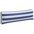 Cojines para palés 3 piezas tela Oxford azul y blanco a