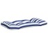 Cojines para palés 3 piezas tela Oxford azul y blanco a