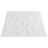 Paneles de pared 24 uds XPS amatista blanco 50x50 cm 6