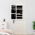 Espejo con joyero y luces LED para pared