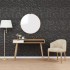 Paneles de pared 12 uds XPS amatista negro 50x50 cm 3