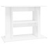 Soporte para acuario madera de ingeniería blanco 80x35x60