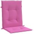 Cojines para silla con respaldo bajo 6 uds tela