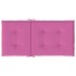 Cojines para silla con respaldo bajo 6 uds tela