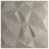 Paneles de pared 24 uds diamante gris hormigón 50x50cm XPS 6
