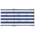 Cojines silla de respaldo bajo 4 uds tela a rayas azul y