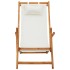 Silla de playa plegable madera maciza de eucalipto y tela