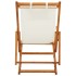 Silla de playa plegable madera maciza de eucalipto y tela