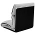 Tumbona de suelo plegable microfibra gris