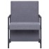 Sillón de tela gris