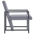 Sillón de tela gris