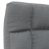 Silla de suelo plegable de tela gris