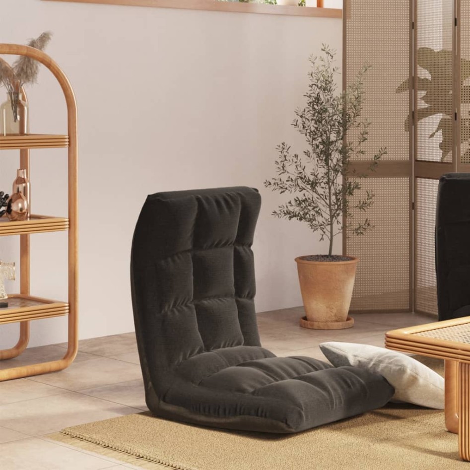 Silla de suelo plegable de tela