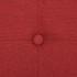 Banco de almacenamiento plegable lino sintético rojo vino