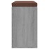 Banco zapatero madera contrachapada gris Sonoma 103x30x48