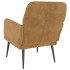 Sillón de terciopelo marrón 62x79x79