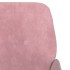 Sillón de terciopelo rosa 62x79x79