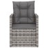 Sillón de jardín con cojín ratán sintético
