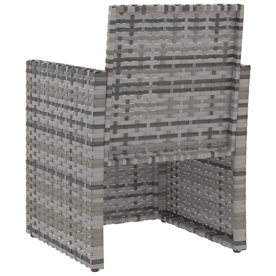 Sillón de jardín con cojín ratán sintético