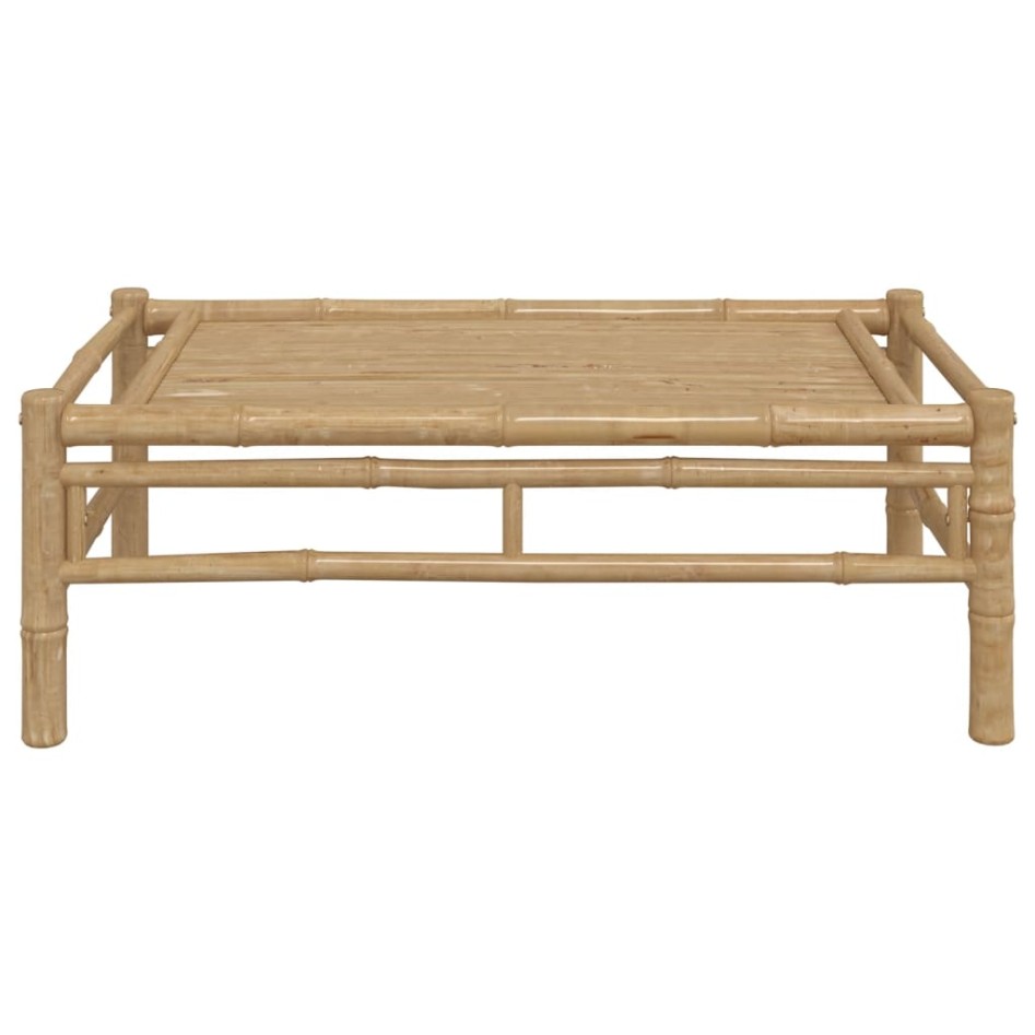 Mesa de centro de jardín bambú 100x55x33