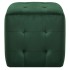 Mesitas de noche 2 unidades terciopelo verde 30x30x30