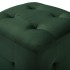 Mesitas de noche 2 unidades terciopelo verde 30x30x30