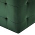 Mesitas de noche 2 unidades terciopelo verde 30x30x30